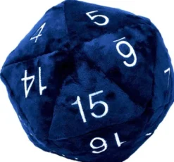 Jumbo D20 Plush Blue