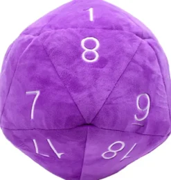 Jumbo D20 Plush Purple