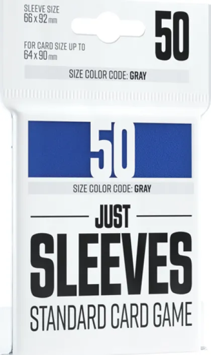 Just Sleeves - Standard Card Game Sleeves: Blue (50 stuks)