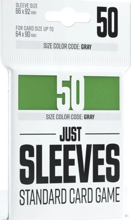Just Sleeves - Standard Card Game Sleeves: Green (50 stuks)