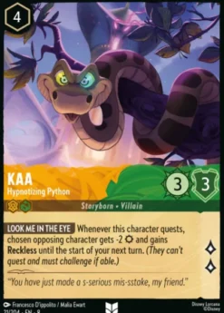 Kaa, Hypnotizing Python (foil) - Reign of Jafar