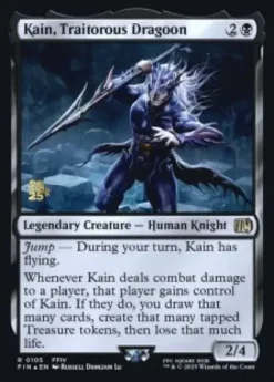 Kain, Traitorous Dragoon (foil) - Final Fantasy Prerelease Promo's