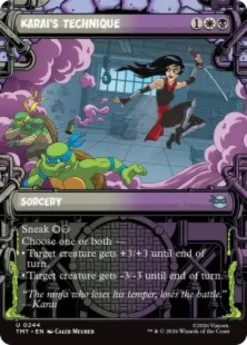 Karai's Technique (foil) (showcase) - Teenage Mutant Ninja Turtles Varianten