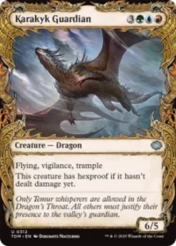 Karakyk Guardian (foil) (showcase) - Tarkir: Dragonstorm Varianten