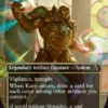 Karn, Gilded Guardian (borderless) - Reality Fracture Varianten