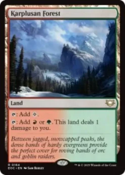 Karplusan Forest - Edge of Eternities Commander