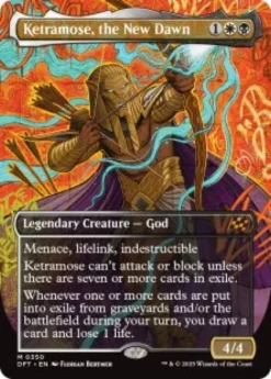Ketramose, the New Dawn (#350) (foil) (borderless) - Aetherdrift Varianten