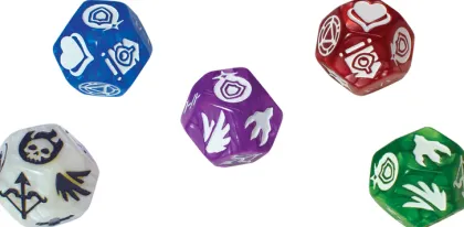 Keyword Counters Dice Set (5 stuks)