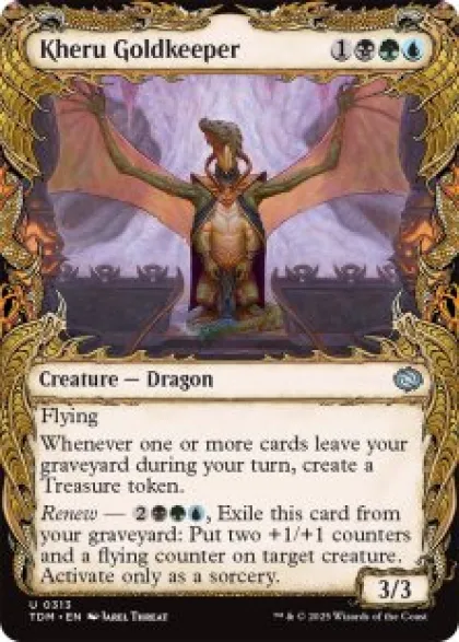Kheru Goldkeeper (showcase) - Tarkir: Dragonstorm Varianten