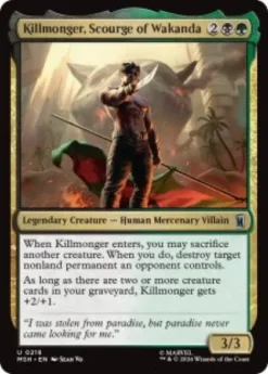 Killmonger, Scourge of Wakanda (foil) - Marvel Super Heroes