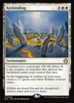 Kinbinding (foil) - Lorwyn Eclipsed Planeswalker Stamped