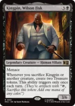 Kingpin, Wilson Fisk (foil) - Marvel Super Heroes Commander