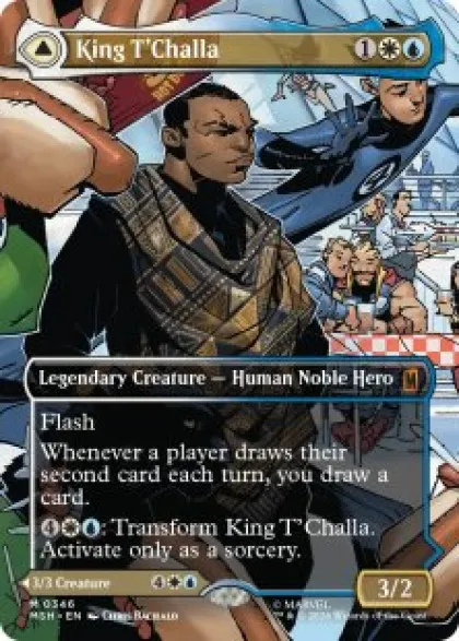 King T'Challa (#346) (borderless) - Marvel Super Heroes Varianten