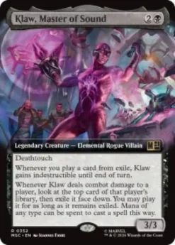 Klaw, Master of Sound (extended art) - Marvel Super Heroes Commander Varianten