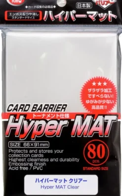 KMC Sleeves Hyper Matte Clear (80 stuks)