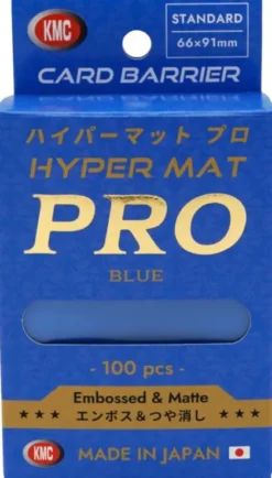 KMC Standard Sleeves - Hyper Matte PRO: Blue 66 x 91 mm (100 stuks)