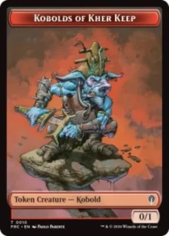 Kobolds of Kher Keep token (0/1) - Reality Fracture Commander