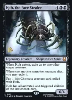 Koh, the Face Stealer (foil) - Avatar: The Last Airbender Prerelease Promo's