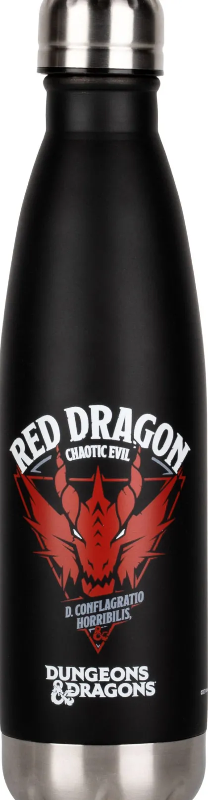 Konix Dungeons and Dragons - Thermo Water Bottle: Red Dragon