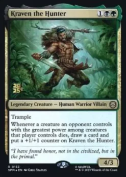 Kraven the Hunter (foil) - Marvel's Spider-Man Prerelease Promo's