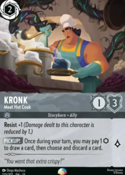Kronk, Meat Hut Cook (foil) (borderless) - Attack of the Vine!