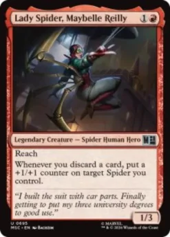 Lady Spider, Maybelle Reilly (foil) - Marvel Super Heroes Commander