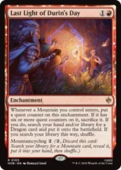 Last Light of Durin's Day (foil) - The Hobbit