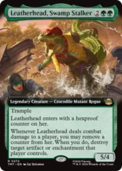 Leatherhead, Swamp Stalker (foil) (extended art) - Teenage Mutant Ninja Turtles Varianten