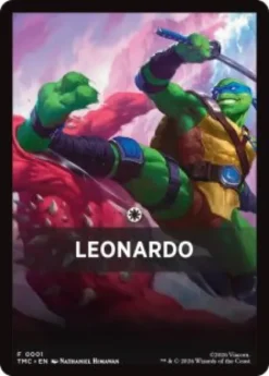 Leonardo Front Card - Teenage Mutant Ninja Turtles Eternal-Legal