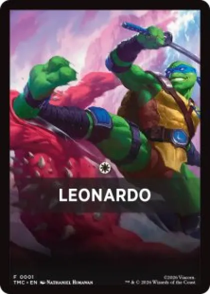 Leonardo Front Card - Teenage Mutant Ninja Turtles Eternal-Legal