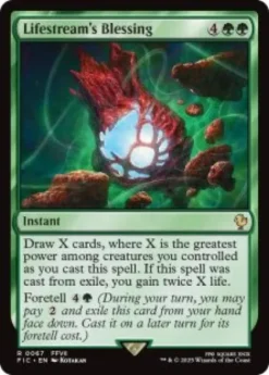Lifestream's Blessing (surge foil) - Final Fantasy Commander