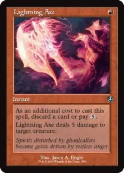 Lightning Axe (showcase) - Innistrad Remastered Varianten