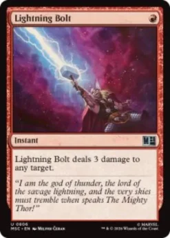 Lightning Bolt (foil) - Marvel Super Heroes Commander