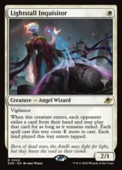 Lightstall Inquisitor (foil) - Edge of Eternities Planeswalker Stamped