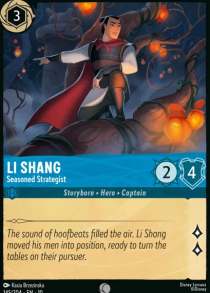 Li Shang, Seasoned Strategist (foil) - Whispers
