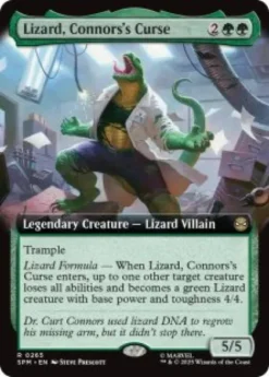 Lizard, Connors's Curse (foil) (extended art) - Marvel's Spider-Man Varianten