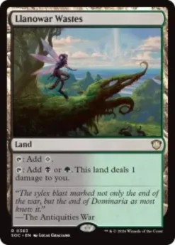 Llanowar Wastes - Secrets of Strixhaven Commander