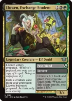 Lluwen, Exchange Student (foil) - Secrets of Strixhaven