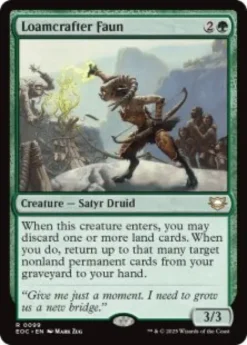 Loamcrafter Faun - Edge of Eternities Commander