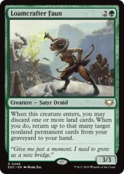 Loamcrafter Faun - Edge of Eternities Commander