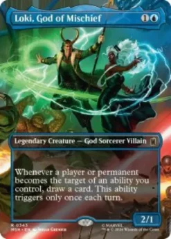Loki, God of Mischief (foil) (borderless) - Marvel Super Heroes Varianten