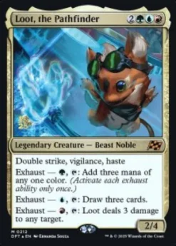 Loot, the Pathfinder (foil) - Aetherdrift Prerelease Promo's