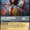 Lord Macintosh, Wiry and High-Strung - Wilds Unknown