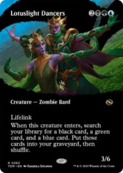 Lotuslight Dancers (foil) (borderless) - Tarkir: Dragonstorm Varianten