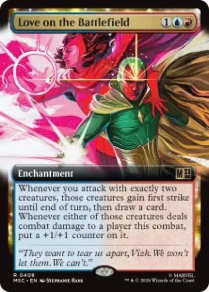 Love on the Battlefield (extended art) - Marvel Super Heroes Commander Varianten