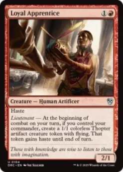 Loyal Apprentice - Aetherdrift Commander