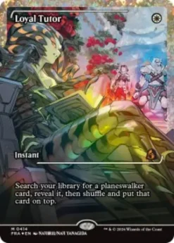 Loyal Tutor (#414) (fracture foil) (showcase) - Reality Fracture