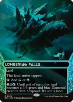 Lumbering Falls (#24) (borderless) - Edge of Eternities Stellar Sights