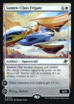 Lumen-Class Frigate (foil) - Edge of Eternities prerelease Promo's