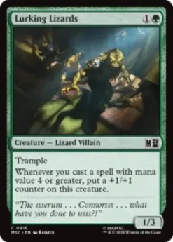 Lurking Lizards (foil) - Marvel Super Heroes Commander